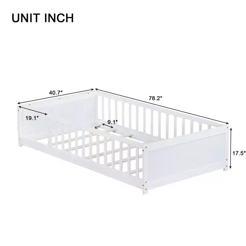 Lit plateforme double