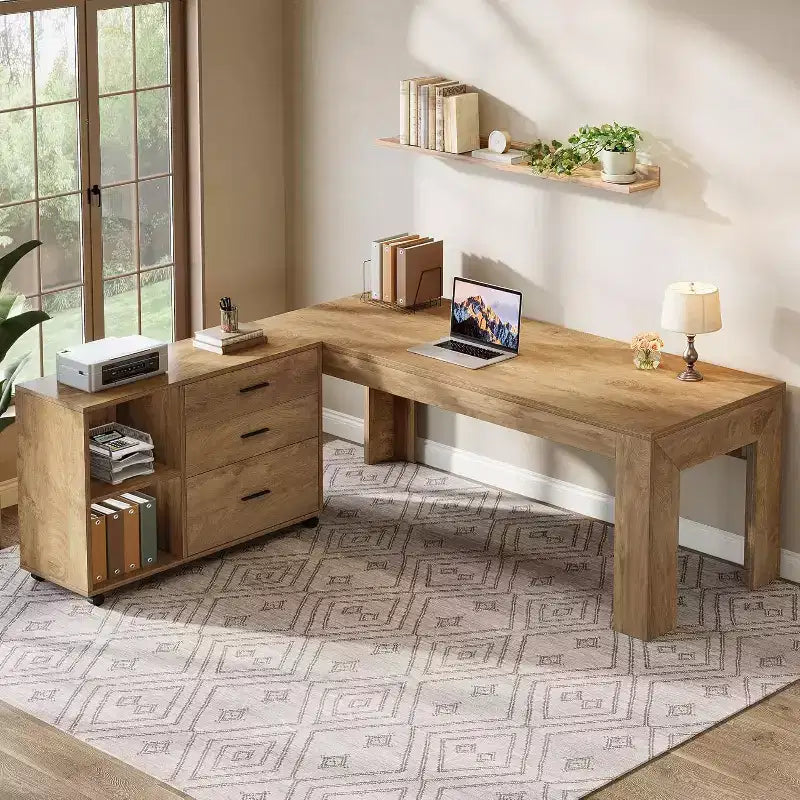 Bureau de direction en L