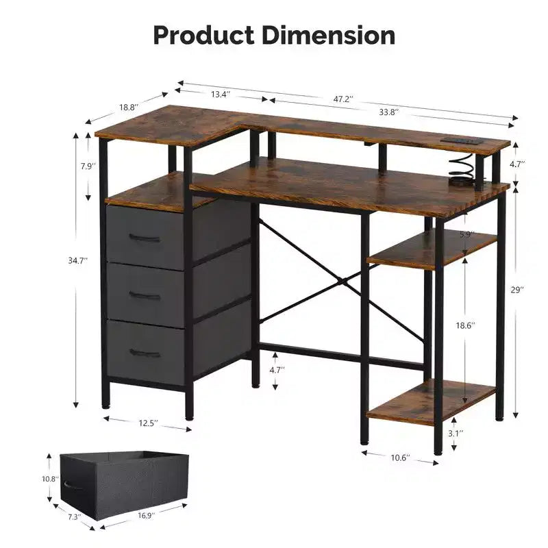 Bureau d'ordinateur moderne