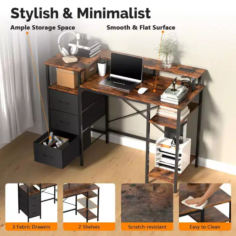Bureau d'ordinateur moderne